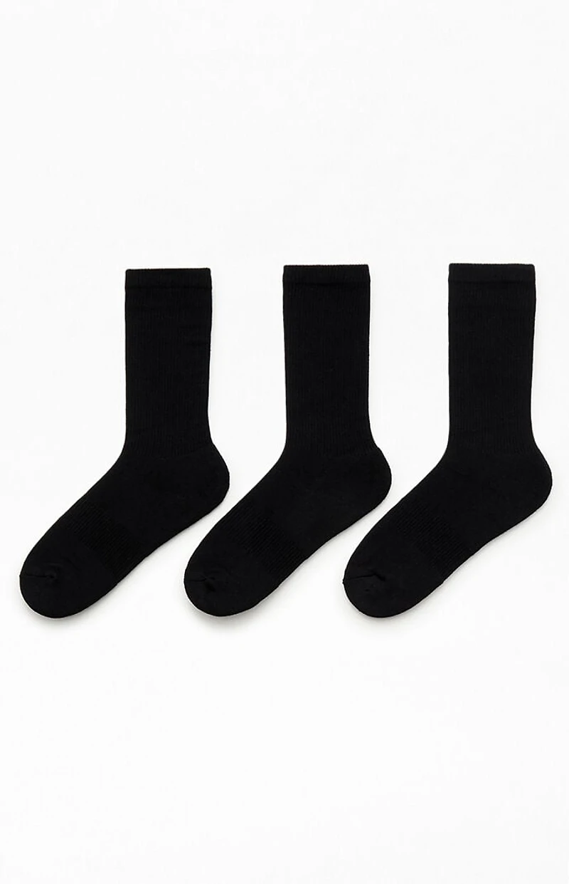 L/AB c/o Off-White 3 Pack Black Clamp Arrows Crew Socks