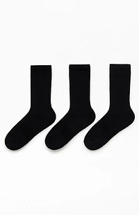 L/AB c/o Off-White 3 Pack Black Clamp Arrows Crew Socks