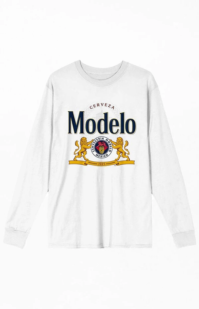 Modelo Beer Logo Long Sleeve T-Shirt
