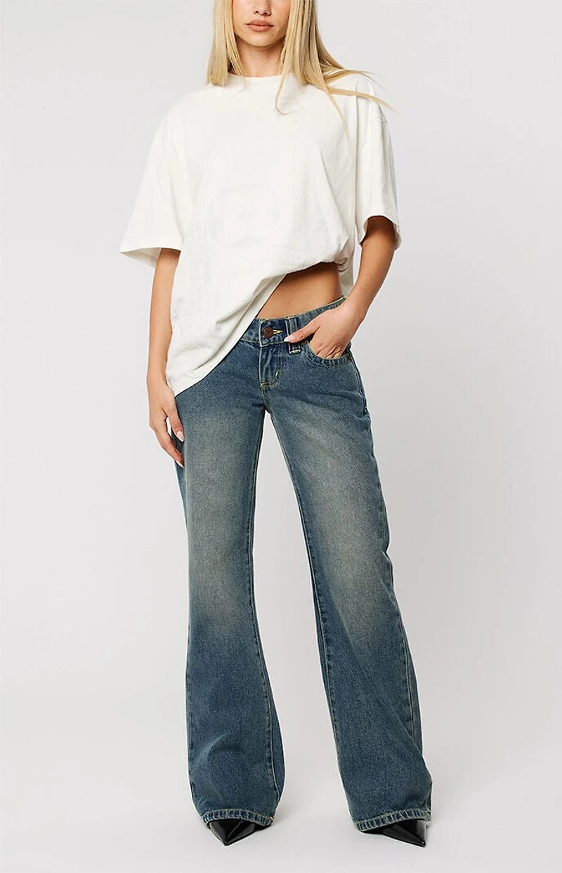 ABRAND Ava 00 Low Rise Flare Jeans