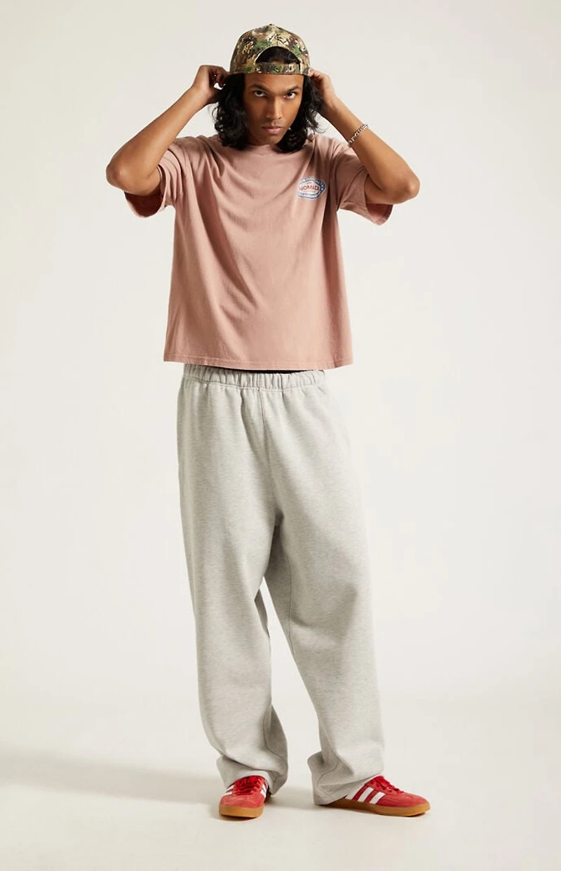Pacsun Heather Gray Fleece Extreme Baggy Sweatpants