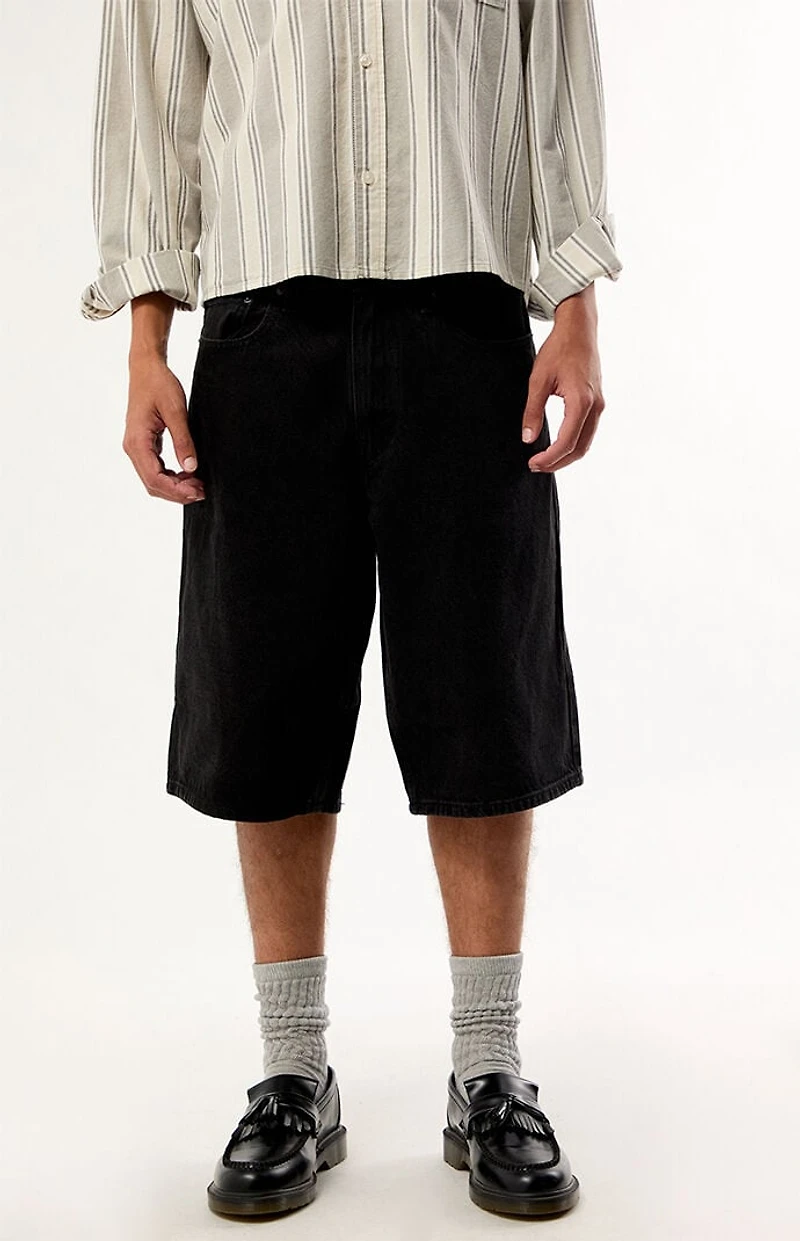 Levi's 470 Black Baggy Jorts