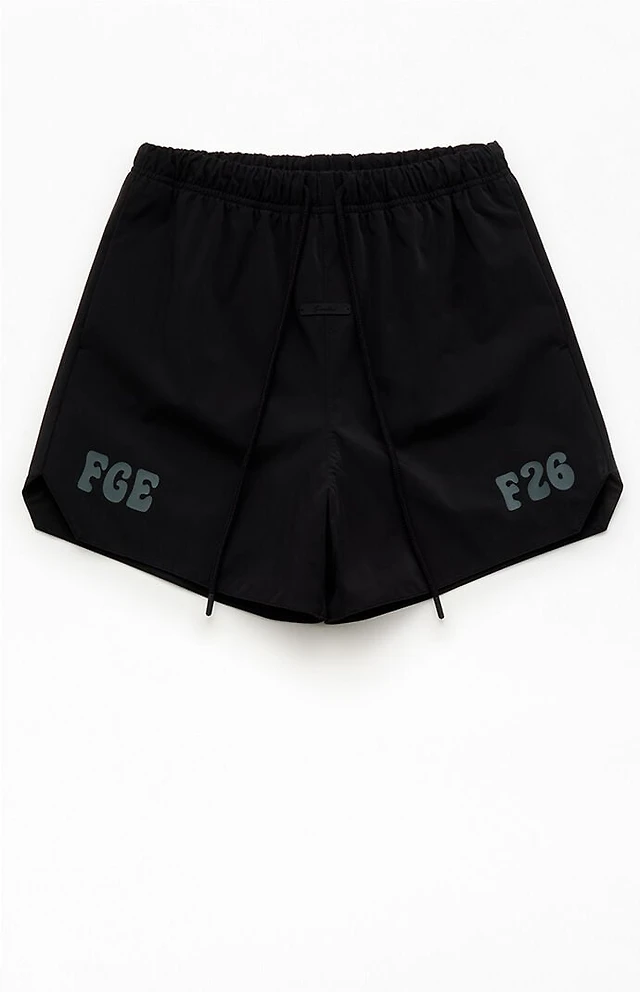 Fear of God ESSENTIALS Vintage Black Gym Shorts