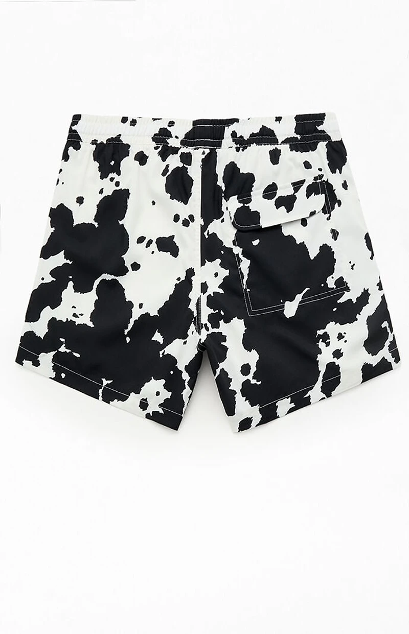 Duvin Design Cow 4.5" Swim Trunks