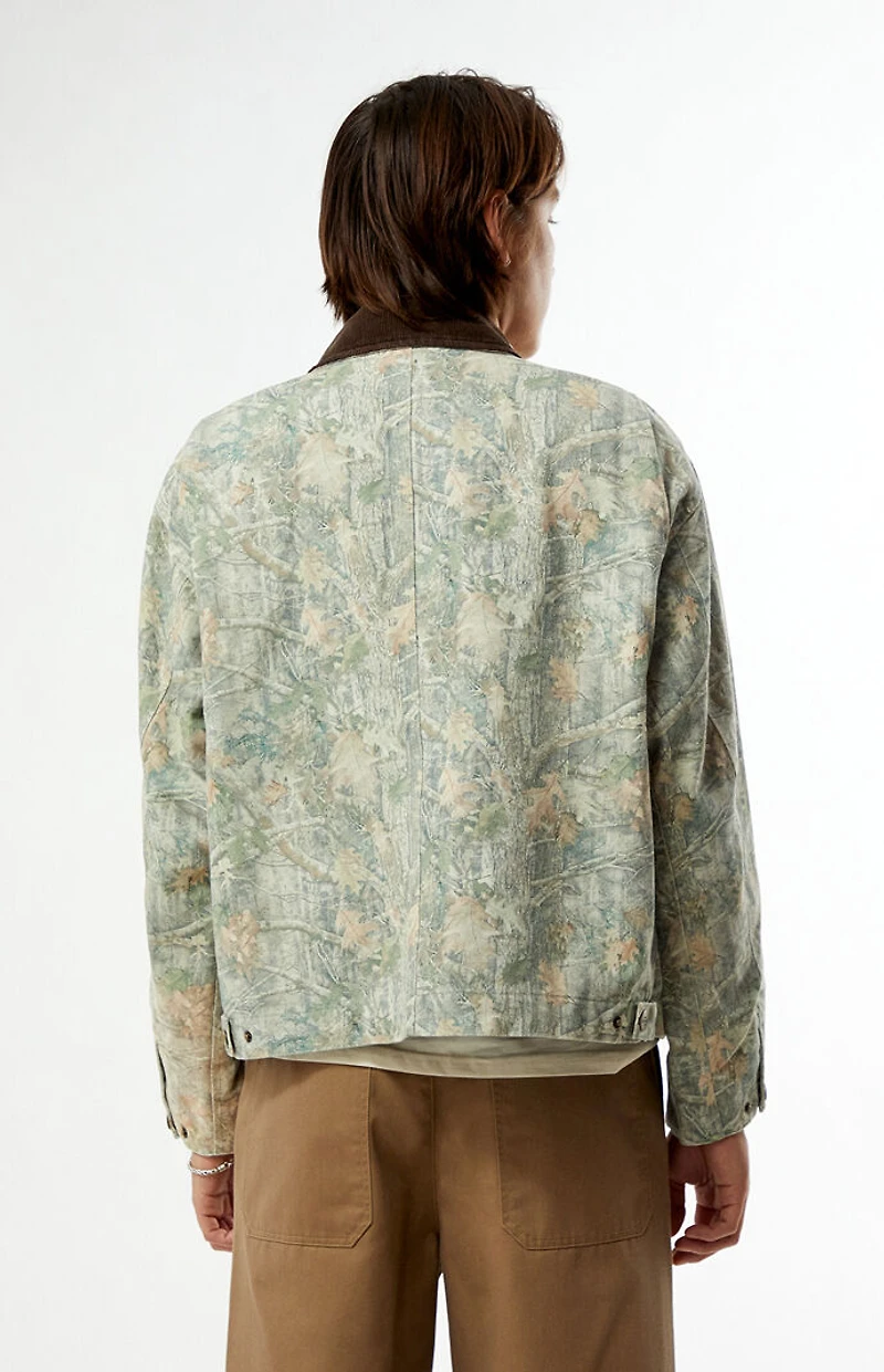 MUSEUM OF PEACE & QUIET Utility Camo Canvas Work Jacket