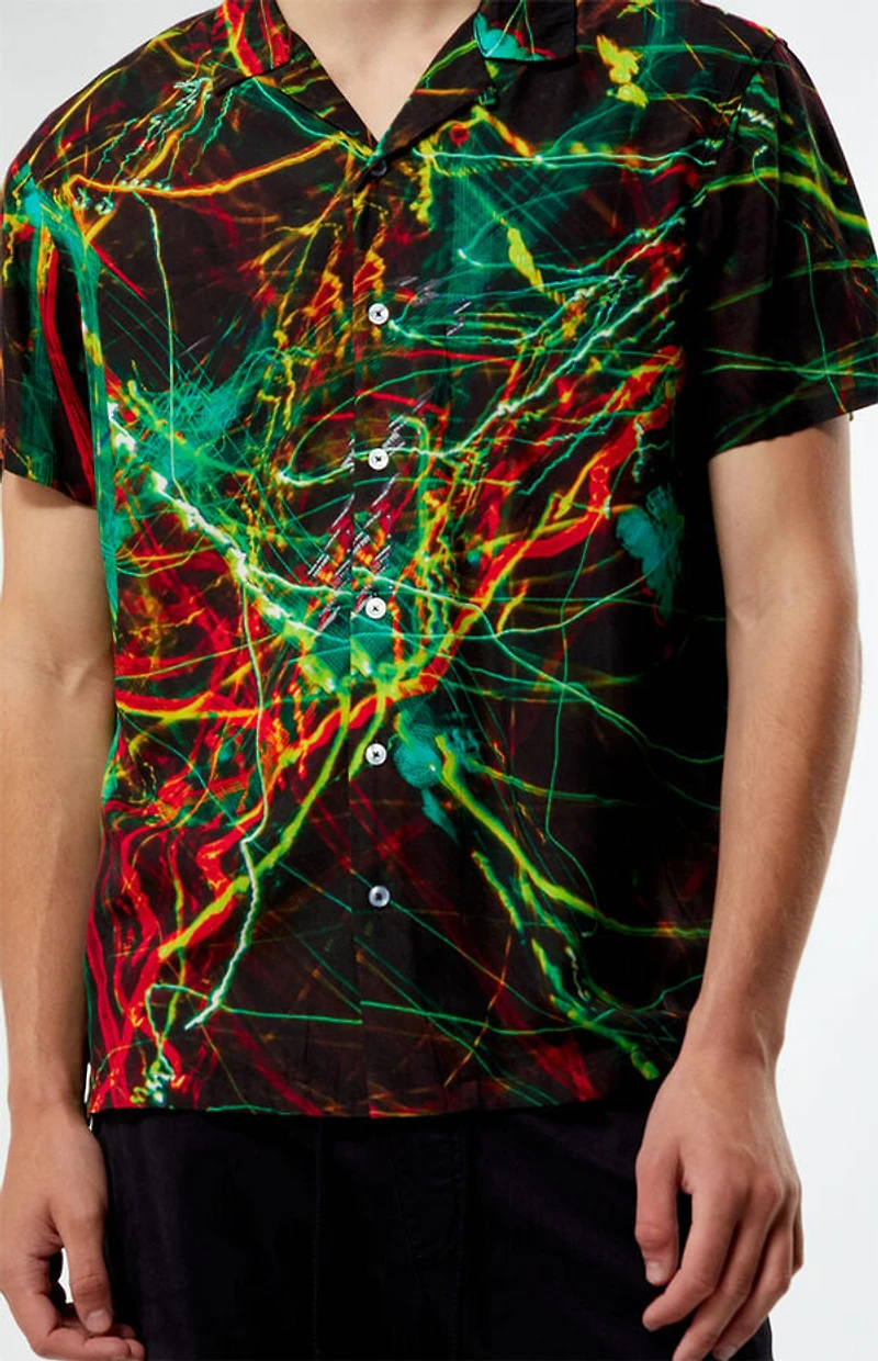 Pacsun Lasers Woven Camp Shirt