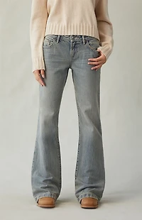 Pacsun Jade Low Rise Bootcut Jeans Light Blue