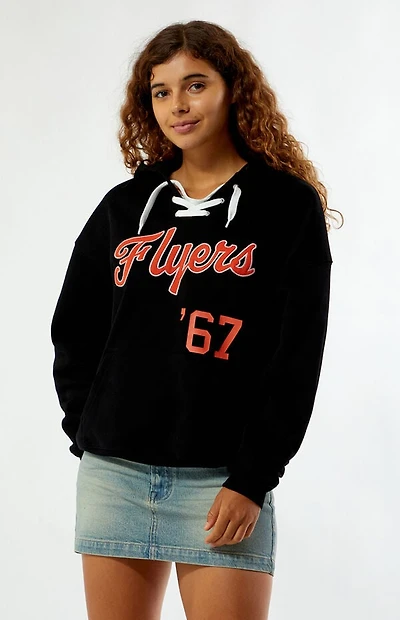 WILD COLLECTIVE x NHL Philadelphia Flyers Lace-Up Hoodie