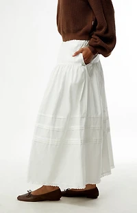 Rhythm Solene Ruffle Midi Skirt