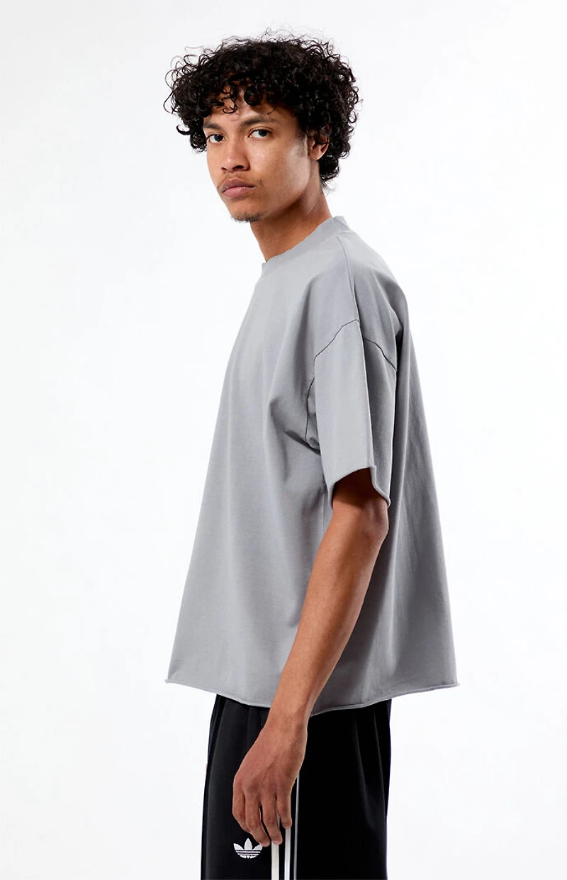 Pacsun Gray Heavyweight Cropped T-Shirt