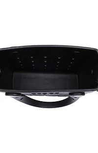 Crocs Black Small Woven Crocssbody Tote Bag