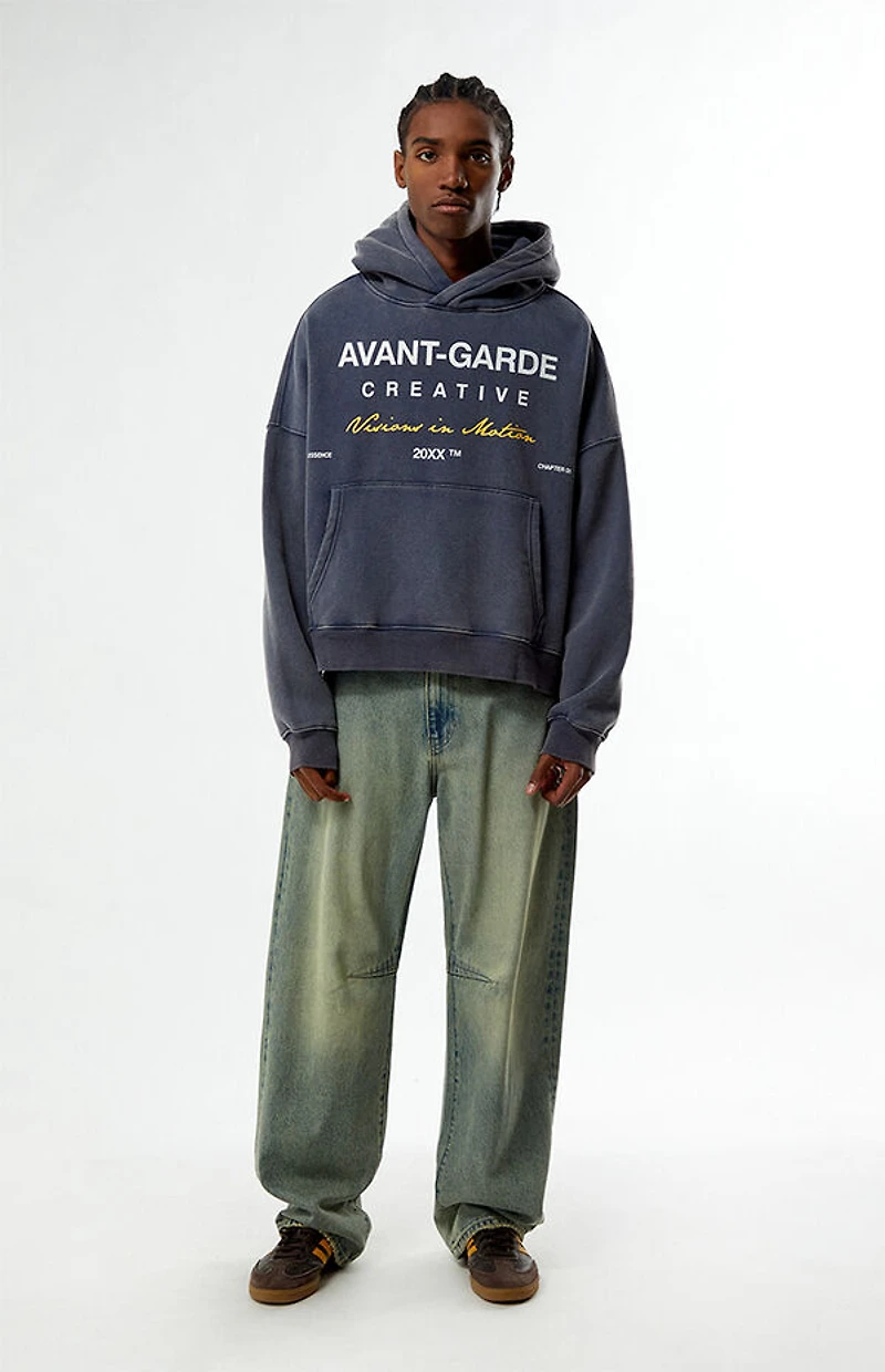 Pacsun Avant Garde Cropped Hoodie