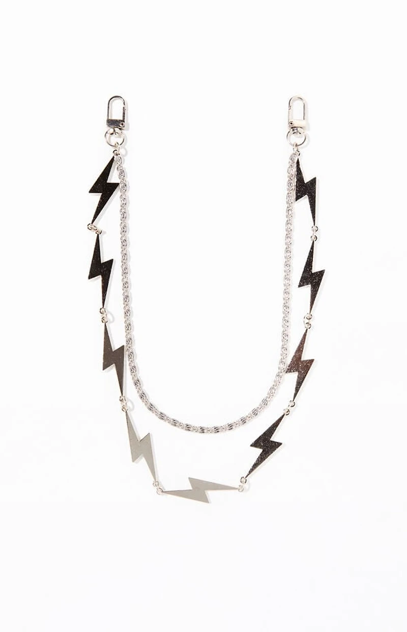 Pacsun Lightning Bolt Wallet Chain