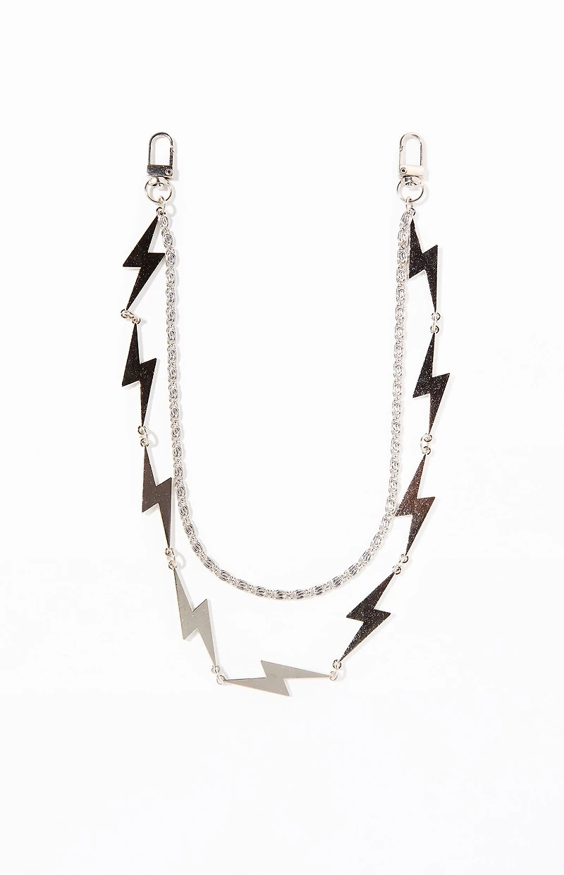 Pacsun Lightning Bolt Wallet Chain