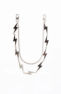 Pacsun Lightning Bolt Wallet Chain