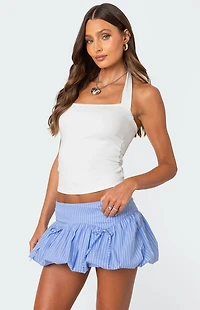 Edikted Marisol Straight Neck Halter Top