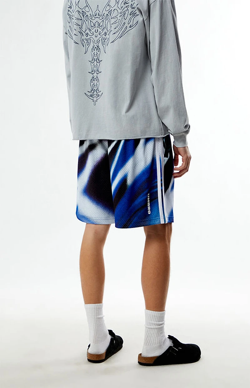 Umbro x PacSun Blue Taty Mesh Shorts