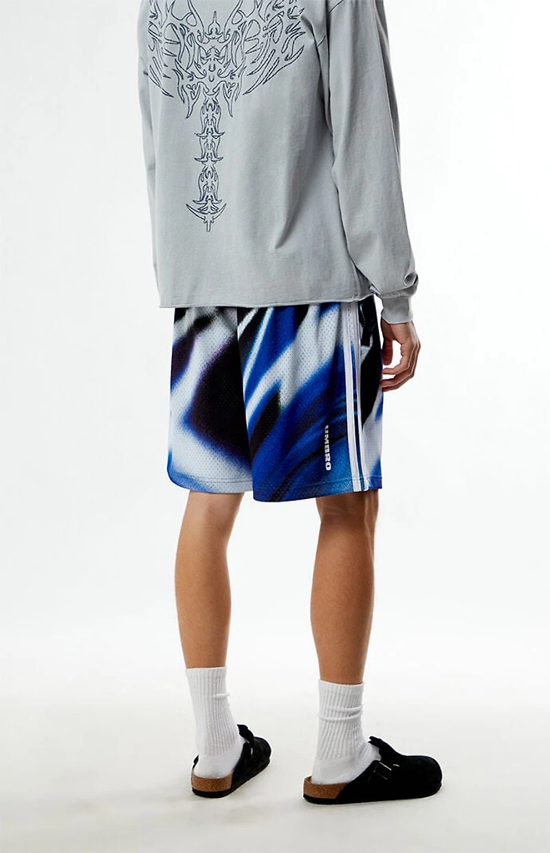 Umbro x PacSun Blue Taty Mesh Shorts