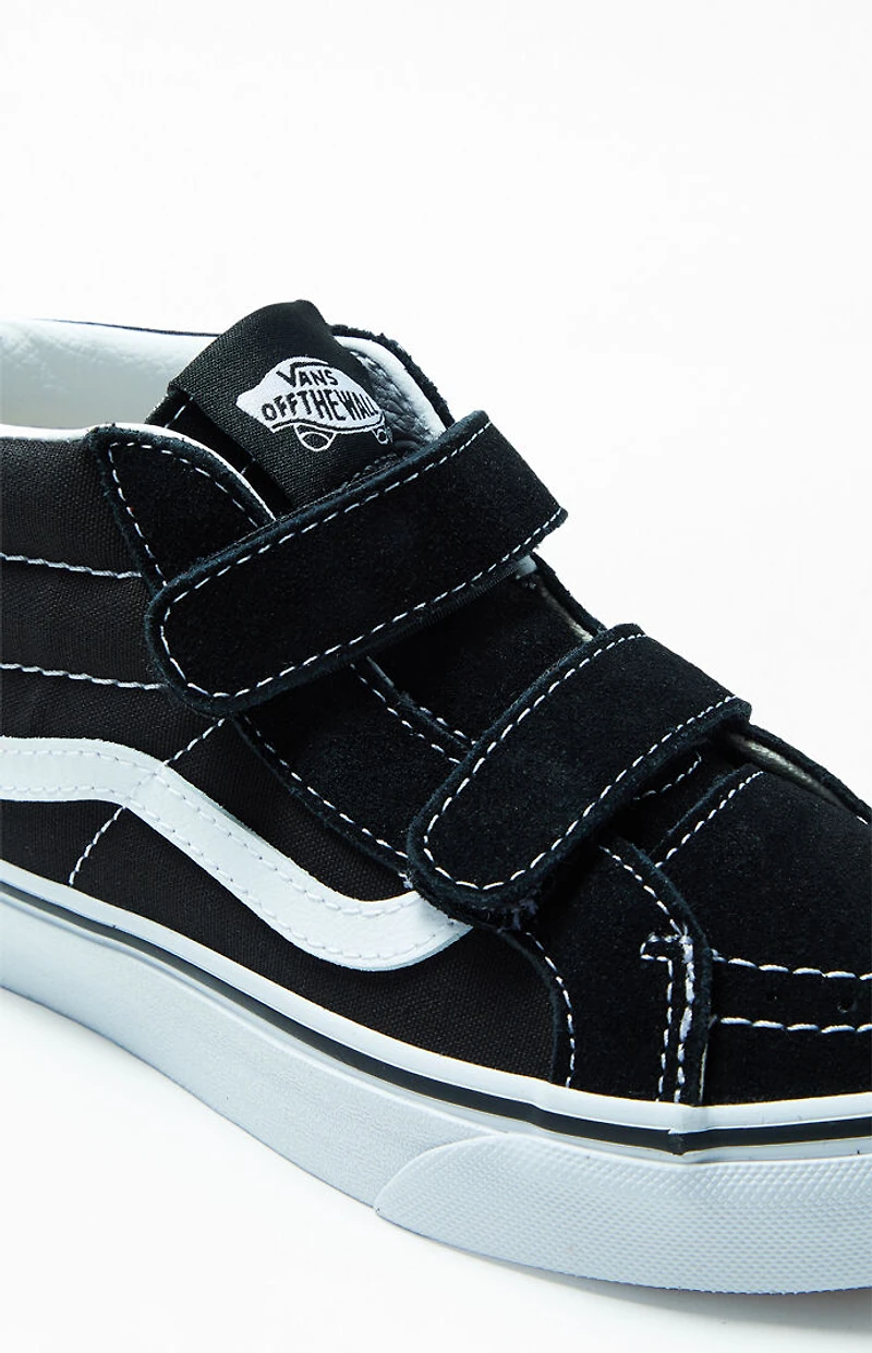 Vans Kids Velcro Sk8 Old Skool Mid Shoes