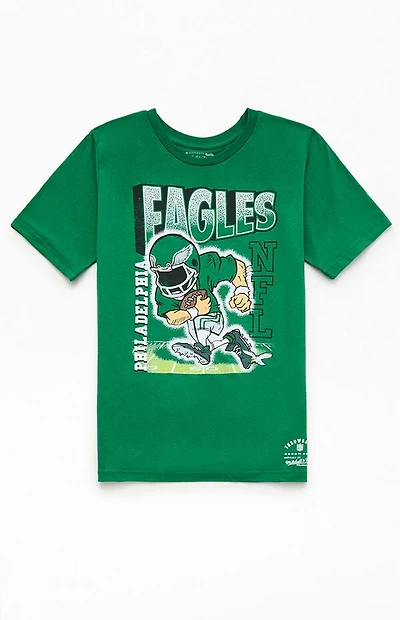 Mitchell & Ness Kids Philadelphia Eagles 90's Character T-Shirt