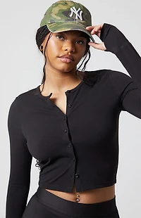 PAC 1980 Active Yoga Carrie Cropped Cardigan