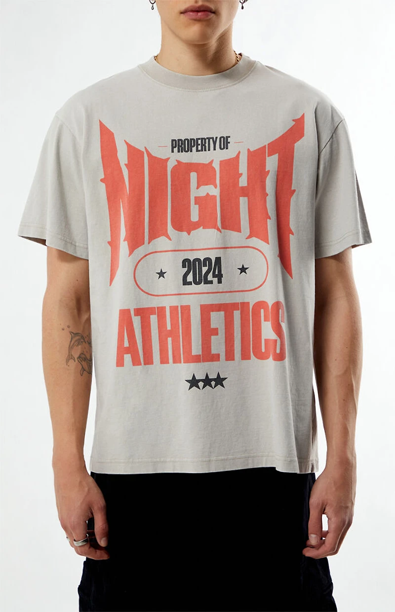 Nightlab Cream Gym T-Shirt