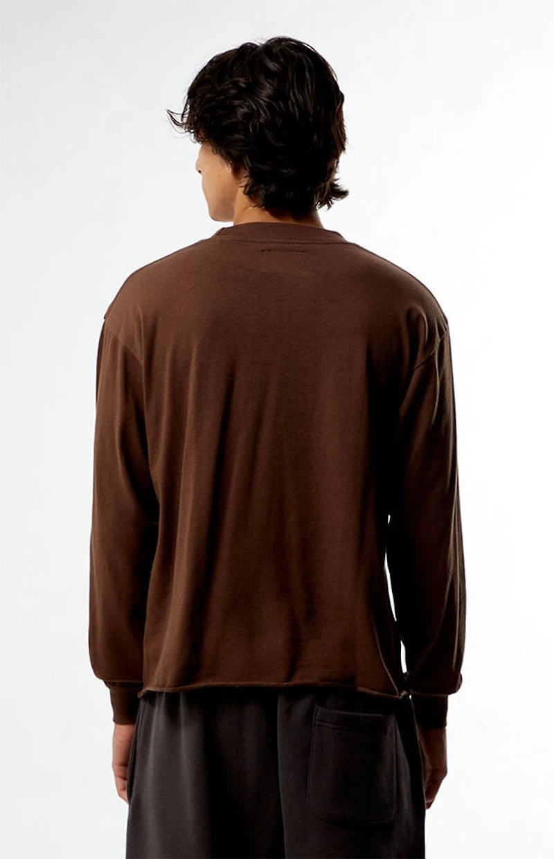 Pacsun Nocturnal Cropped Long Sleeve T-Shirt