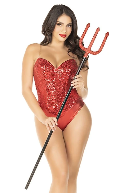 Leg Avenue Costume Rhinestone Devil Pitch Fork