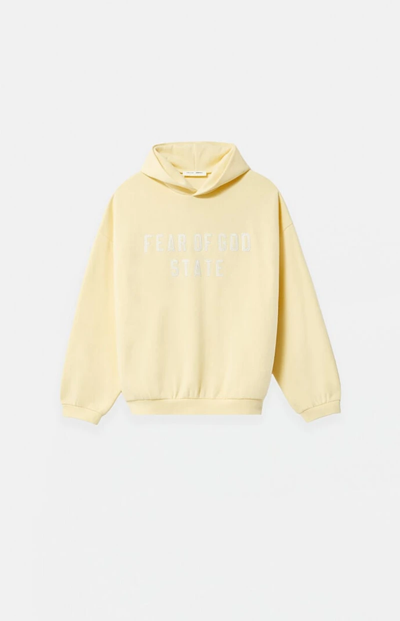 Fear of God ESSENTIALS Kids Garden Yellow '90s Fit Fleece Hoodie