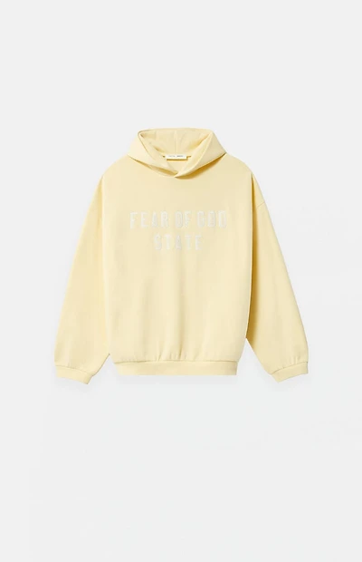 Fear of God ESSENTIALS Kids Garden Yellow '90s Fit Fleece Hoodie