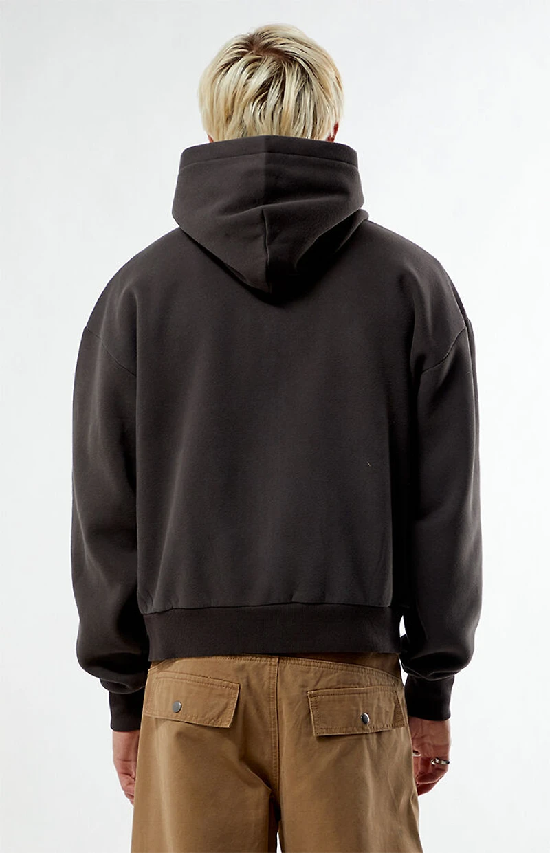 Pacsun NY Raw Applique Full Zip Up Hoodie