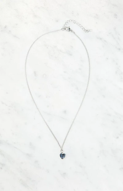 John Galt Silver Heart Necklace