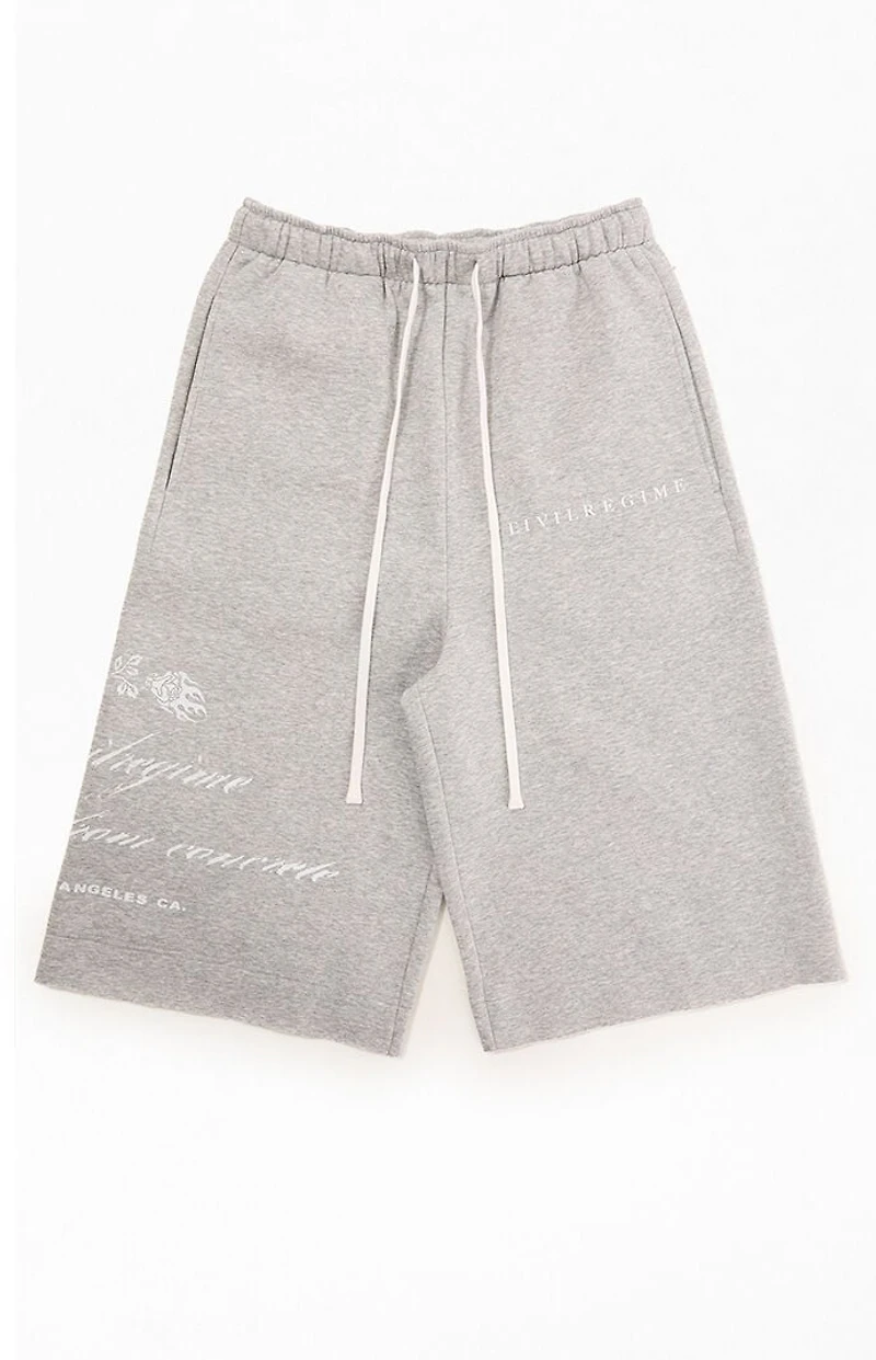 Civil Heather Grey RFC Lounger Fleece Sweat Shorts