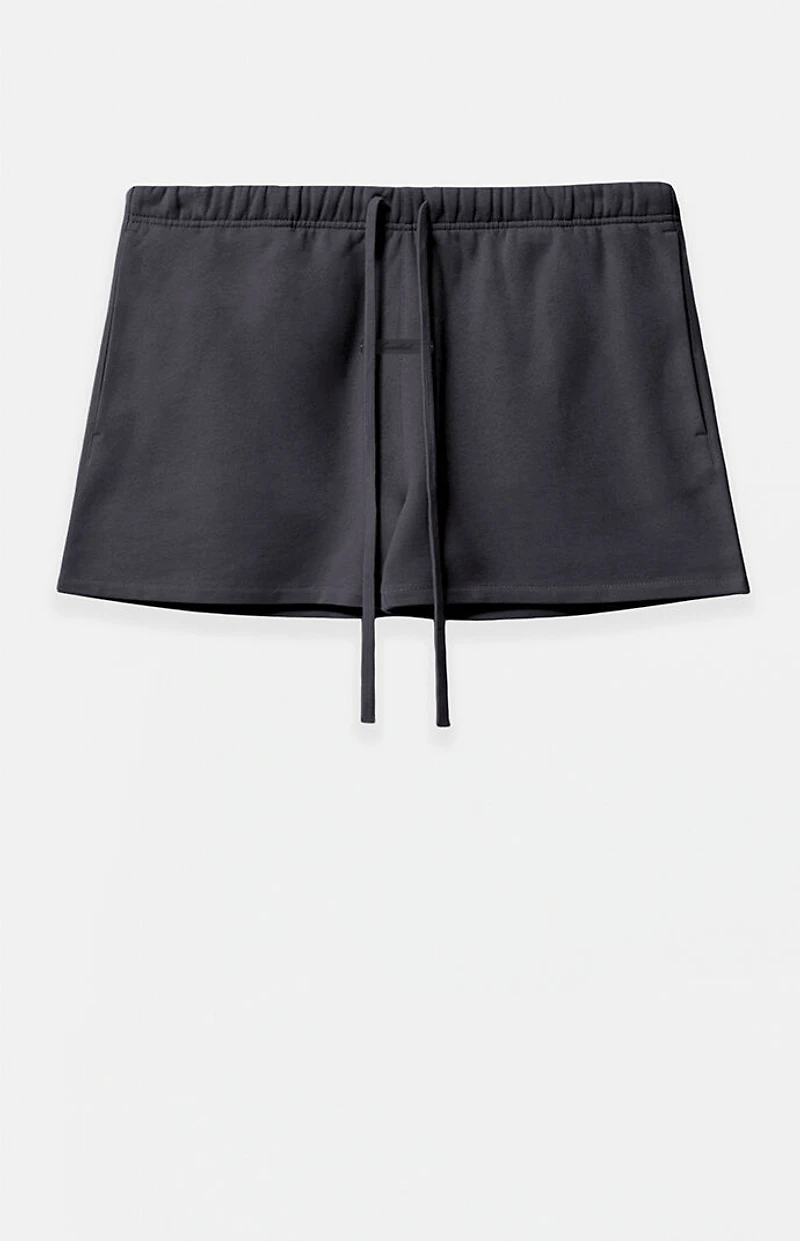 Fear of God ESSENTIALS Women's Faded Black Signature Running Shorts