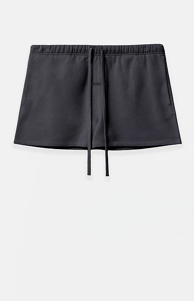 Fear of God ESSENTIALS Women's Faded Black Signature Running Shorts