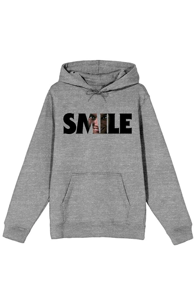 Smile Text With Hidden Face Hoodie