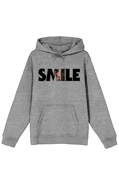 Smile Text With Hidden Face Hoodie