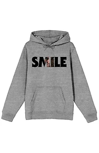 Smile Text With Hidden Face Hoodie