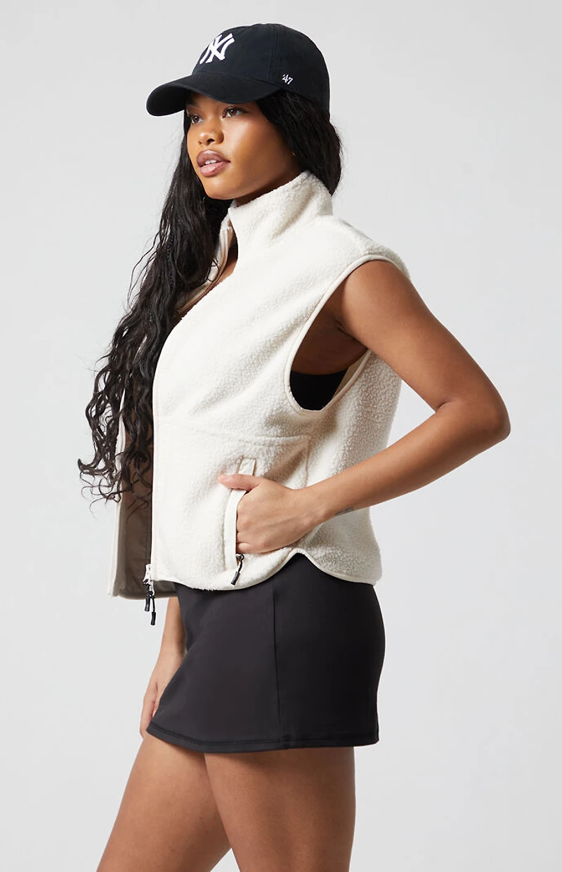 PAC 1980 Active Ski Fleece Back Track Sherpa Vest