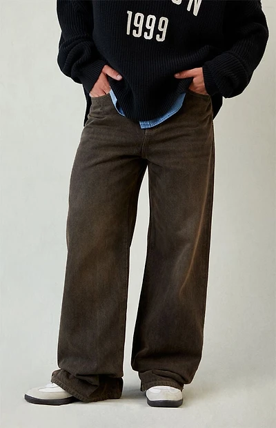 Pacsun Blake Extreme Baggy Jeans Overdyed Brown