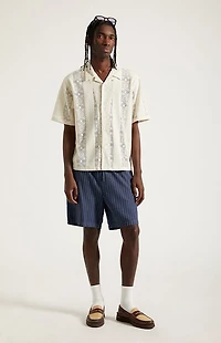 Pacsun Pinstripe Linen Shorts