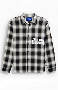 Awake NY End And Beginning Embroidered Flannel Shirt