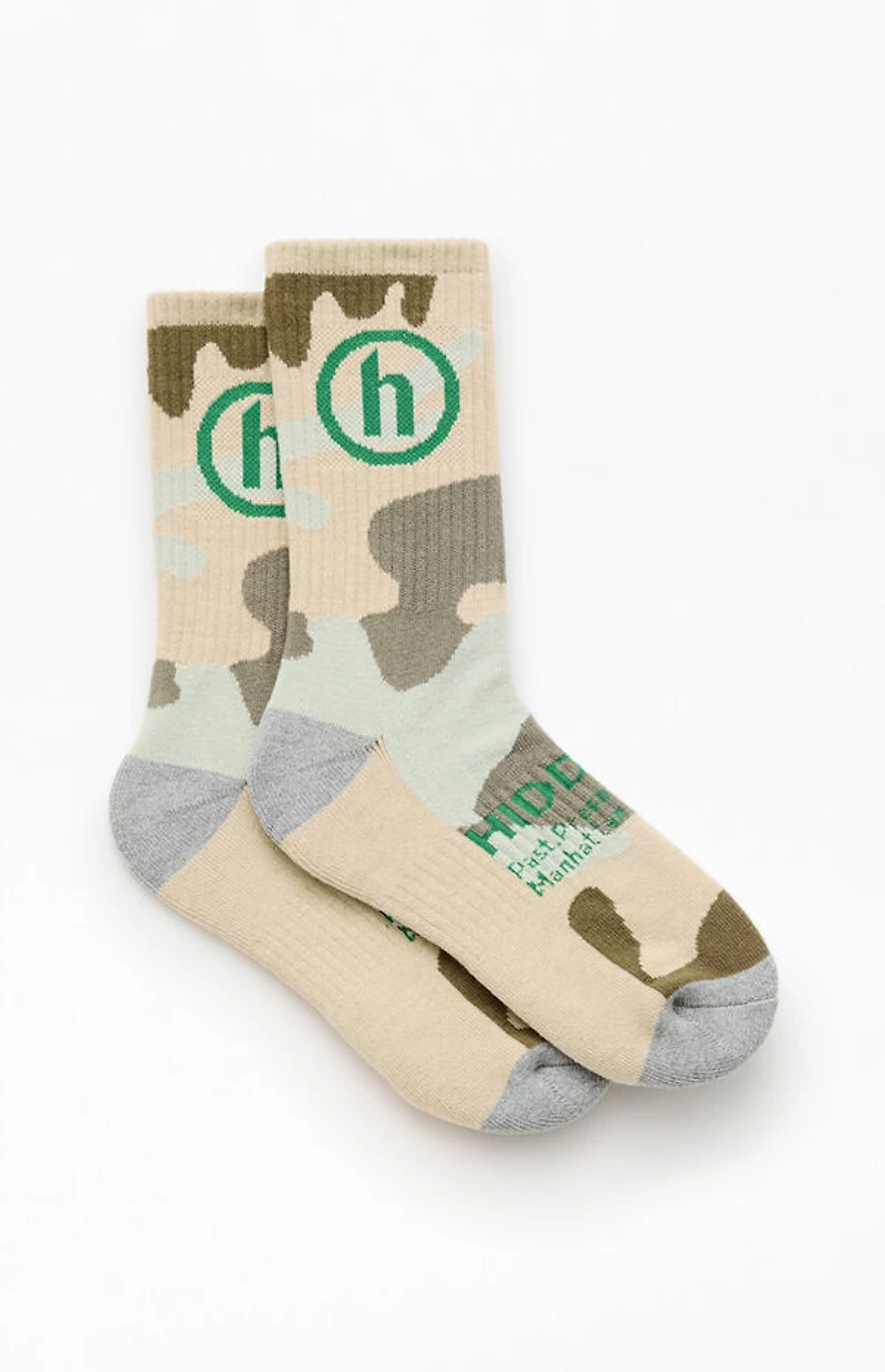Hidden NY Camo Crew Socks