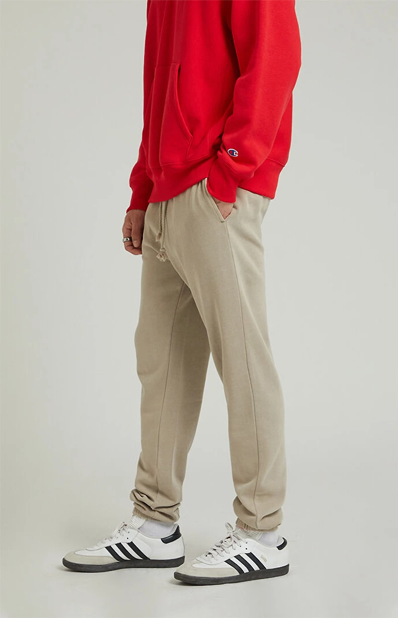 Pacsun Cream Fleece Sweatpants