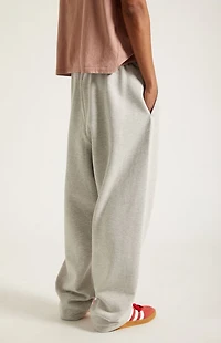 Pacsun Heather Gray Fleece Extreme Baggy Sweatpants