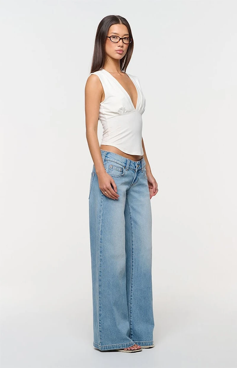 ABRAND Jody 00 Low Rise Wide Leg Jeans
