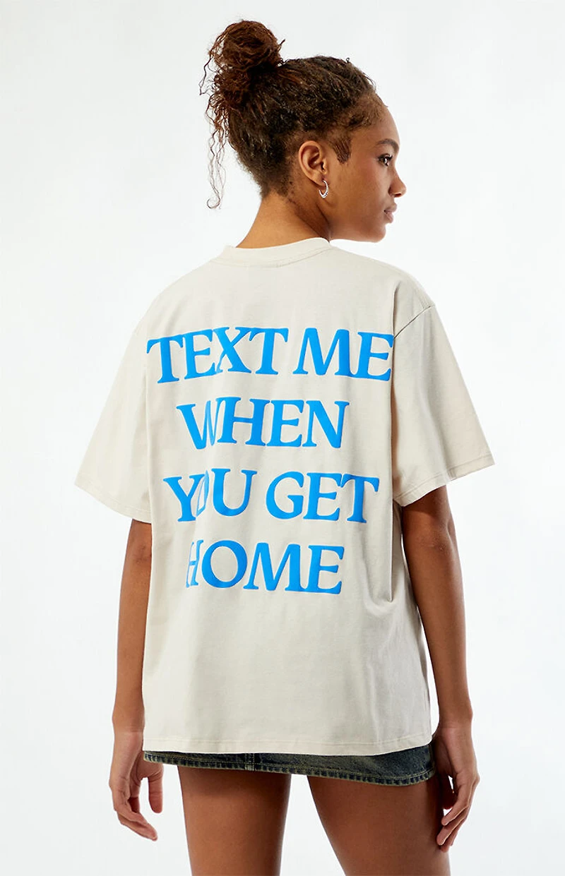 LONELY GHOST Bone Text Me When You Get Home T-Shirt