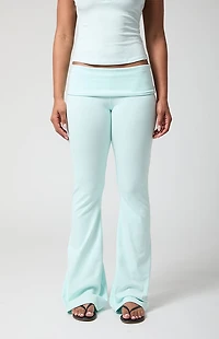 PAC 1980 DRIFT Active Fold-Over Waistband Flare Yoga Pants
