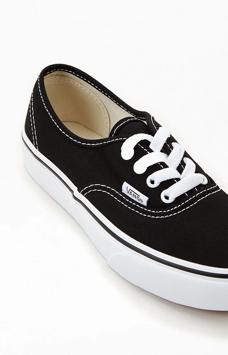 Vans Kids Black & White Authentic Shoes