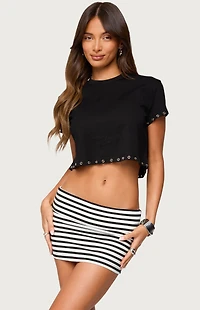 Edikted Helsa Grommet T-Shirt